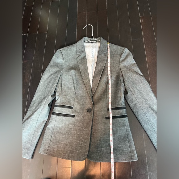 Charcoal Ladies Blazer - Picture 5 of 8
